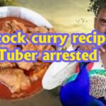 Peacock curry recipe.. YouTuber arrested